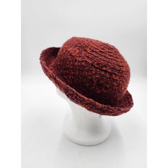 Betmar New York Knit Bucket Hat Roll Up Two Tone Packable Classic Fall Winter - Picture 6 of 11